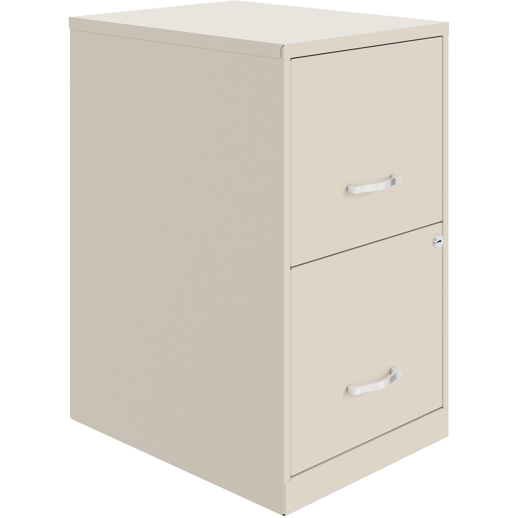 NuSparc 2 Drawer Locking Filing Cabinet | Pre-Assembled Steel Construction | Space-Saving Design is Perfect for Home and Small Office | Letter-Size | Assembled in North America