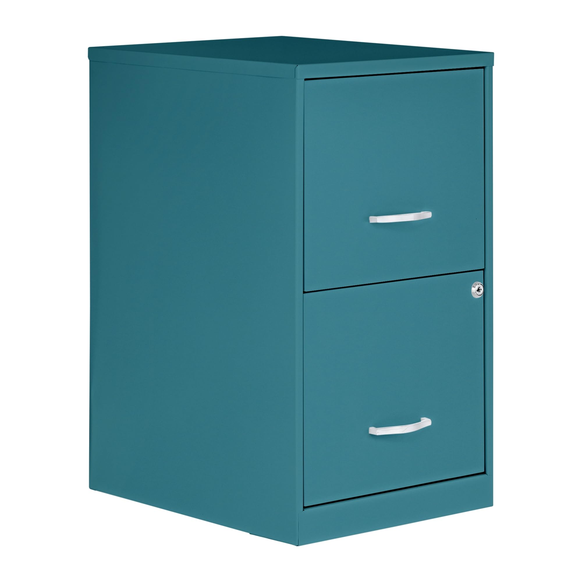NuSparc 2 Drawer Locking Filing Cabinet | Pre-Assembled Steel Construction | Space-Saving Design is Perfect for Home and Small Office | Letter-Size | Assembled in North America