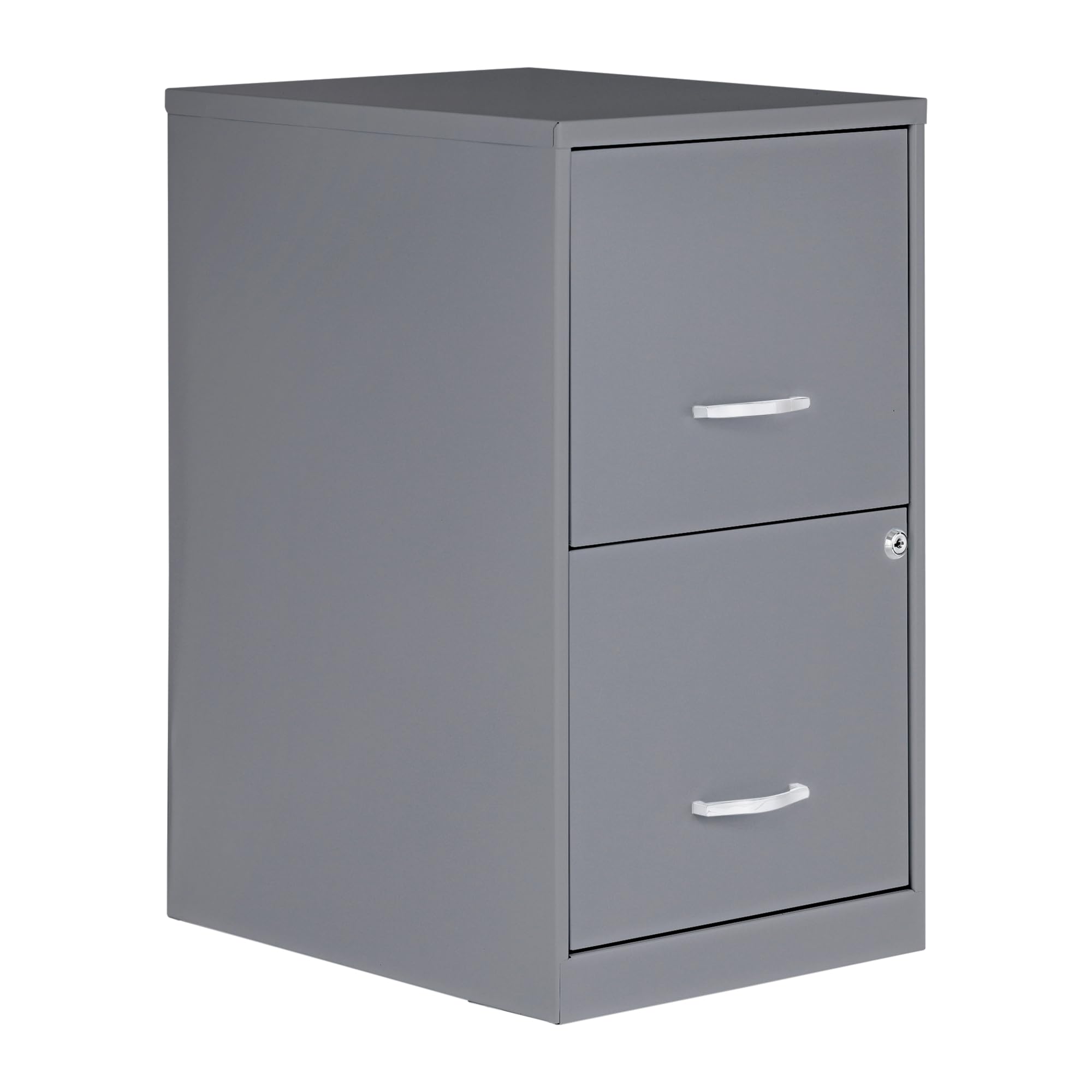 NuSparc 2 Drawer Locking Filing Cabinet | Pre-Assembled Steel Construction | Space-Saving Design is Perfect for Home and Small Office | Letter-Size | Assembled in North America
